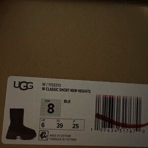 UGG Classic Short New Heights Boots - Black
